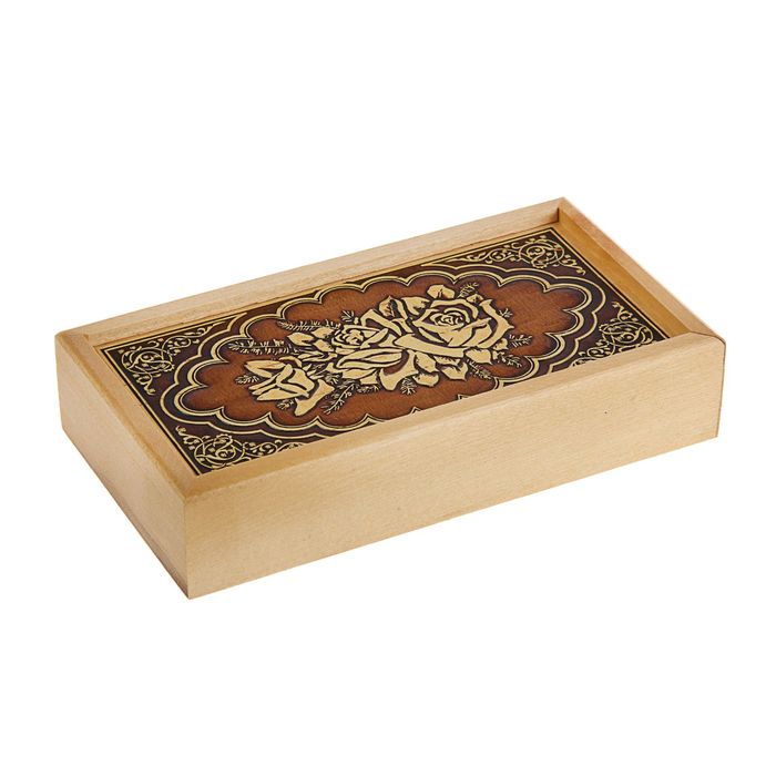Шкатулка - купюрница «Розы», 17х9х3,5 см