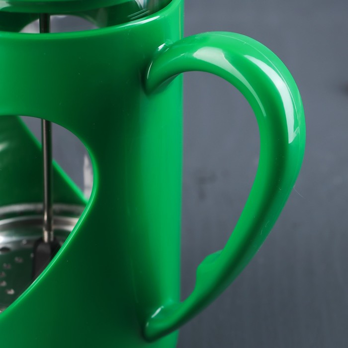 Френч-пресс 800 мл "Комплимент", цвет зеленый