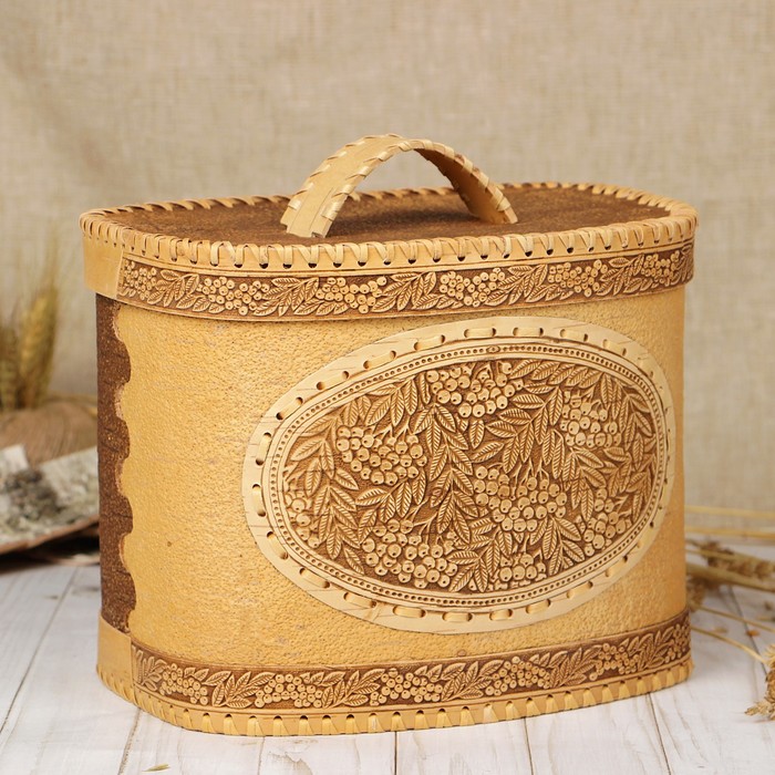 Хлебница «Рябинушка», 25х17х21 см