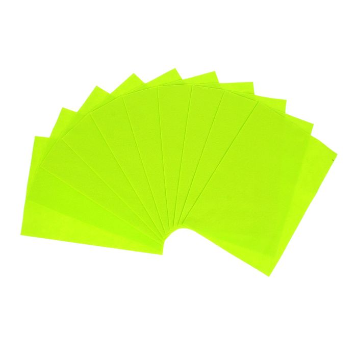 Фетр Soft лайм, мягкий, 1 мм, 10 листов