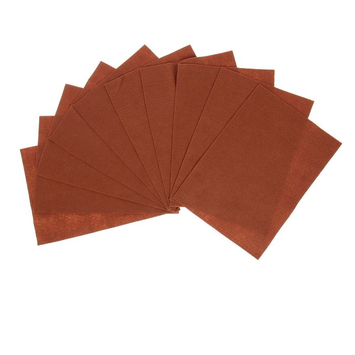 Фетр Soft кофе, мягкий, 1 мм, 21х29.7 см, 10 листов