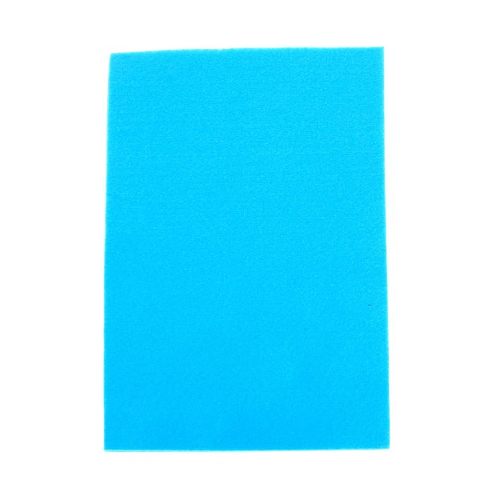 Фетр Soft голубая бирюза, мягкий, 1 мм, 10 листов
