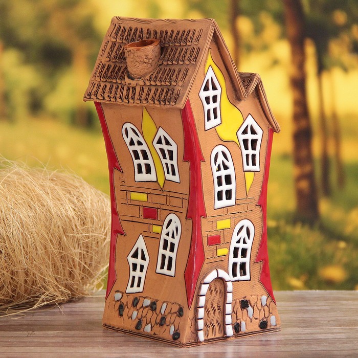 Аромалампа Домик «Стрела», ручная работа