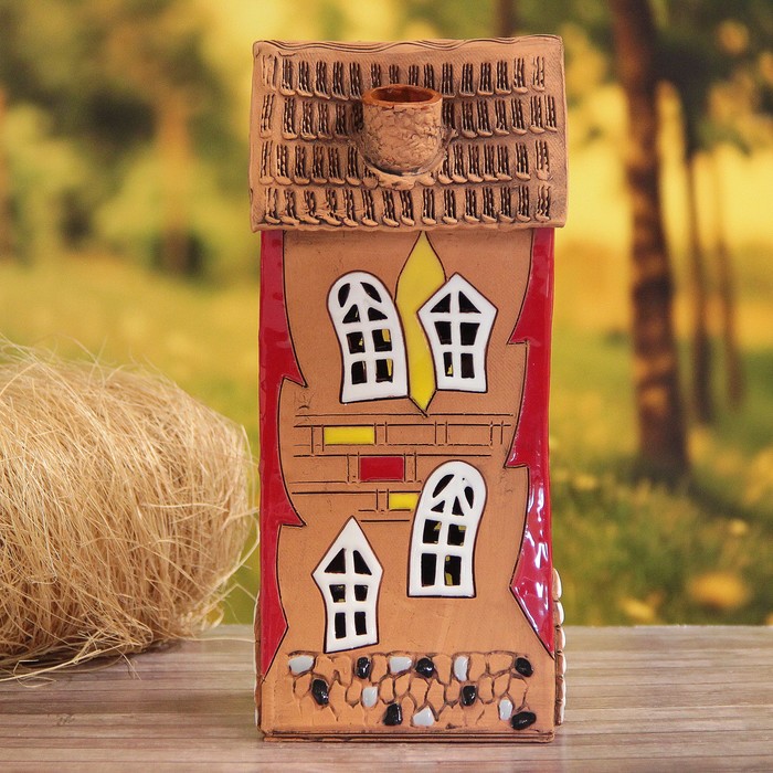 Аромалампа Домик «Стрела», ручная работа