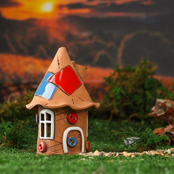 Аромалампа Домик «Джинса», ручная работа, микс