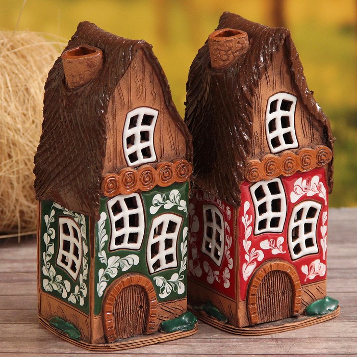 Аромалампа Домик «Сказка», ручная работа микс