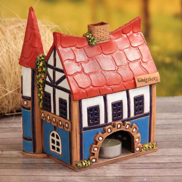 Аромалампа Домик «Хельга», ручная работа