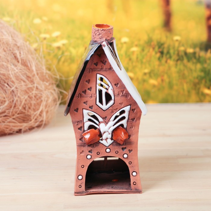 Аромалампа Домик «Мелодия», ручная работа