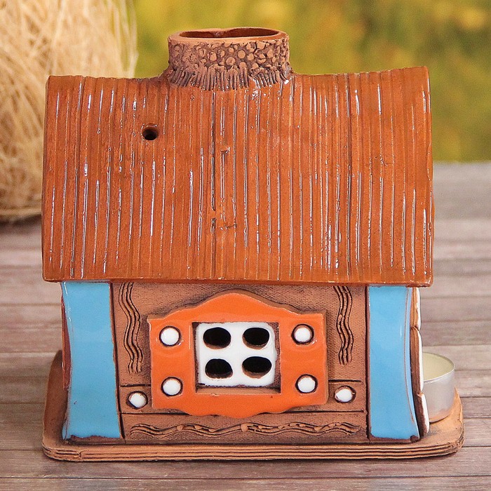 Аромалампа Домик «Бременские музыканты», ручная работа, микс