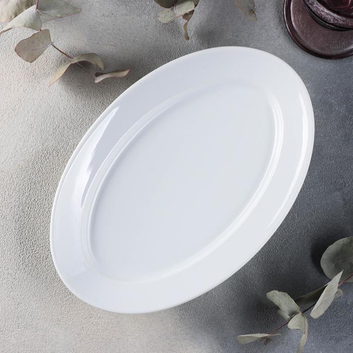 Блюдо овальное 24 см "Белье"