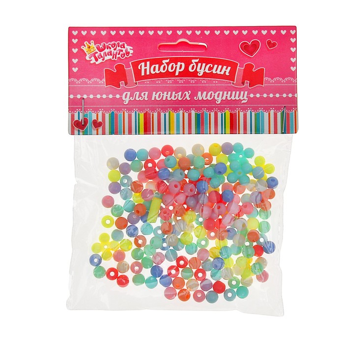 Набор бусин, 2 вида "Лютик" 20 гр
