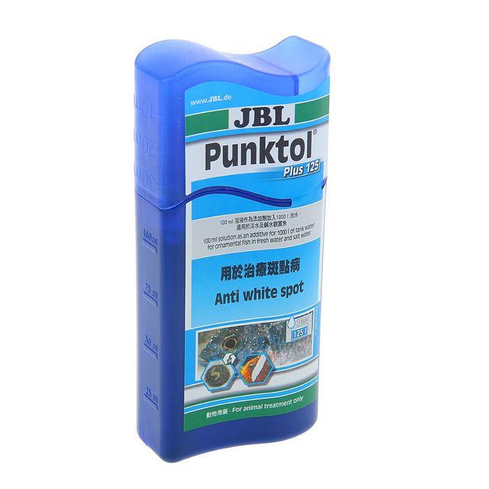 Препарат JBL Punktol Plus 125 против ихтиофтириоза и других эктопаразитов, 100 мл на 1000 л воды 1