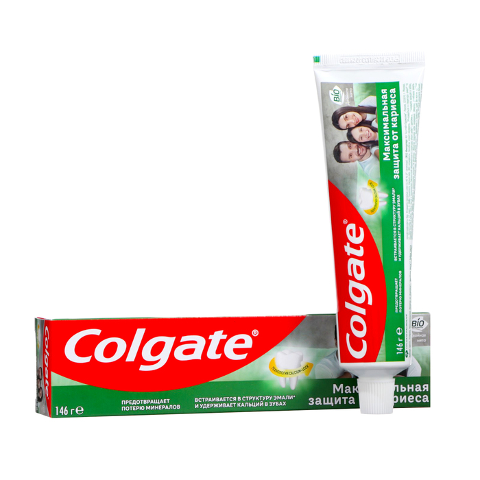 фото Зубная паста сolgate «максимальная защита от кариеса», двойная мята, 100 г colgate