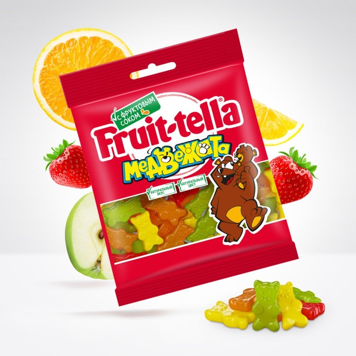 Мармелад Fruittella, "Медвежата", 70 г