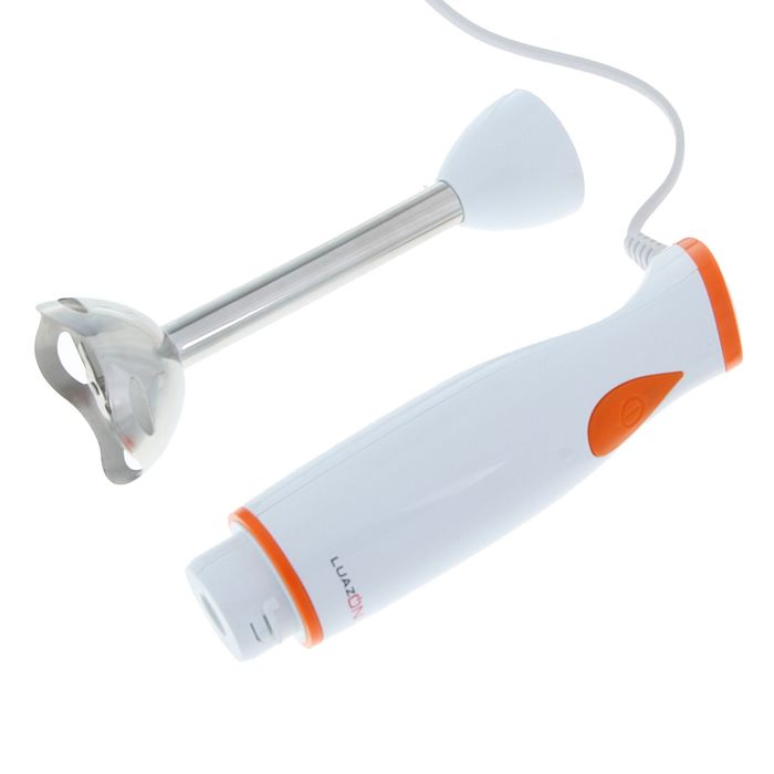 Блендер погружной LuazON LBR-02, 250Вт, бело-оранжевый
