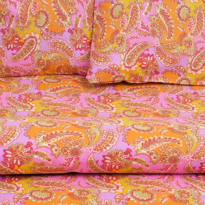 Постельное бельё "Этель" 2 сп., Султан, размер 175х215 см, 200х220 см, 70х70 см - 2 шт., 100% хлопок, бязь, 125 г/м2