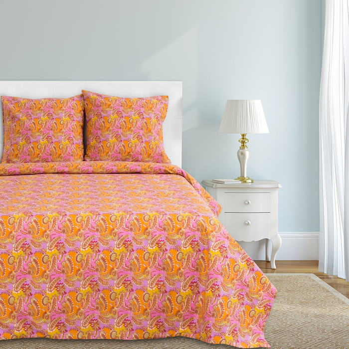 Постельное бельё "Этель" 2 сп., Султан, размер 175х215 см, 200х220 см, 70х70 см - 2 шт., 100% хлопок, бязь, 125 г/м2