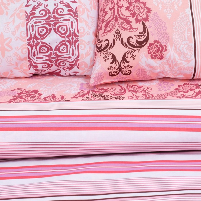 Постельное бельё "Этель" 2 сп., Август, размер 175х215 см, 200х220 см, 70х70 см - 2 шт., 100% хлопок, бязь, 125 г/м2