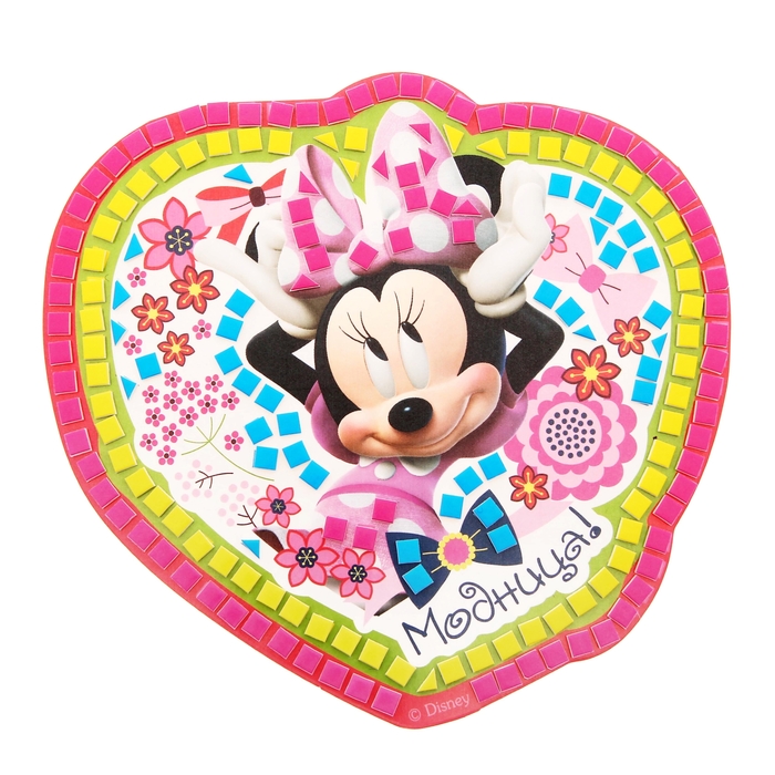 Мозаика стикерная форменная "Стильная штучка", Минни Маус, + карточка для гадания