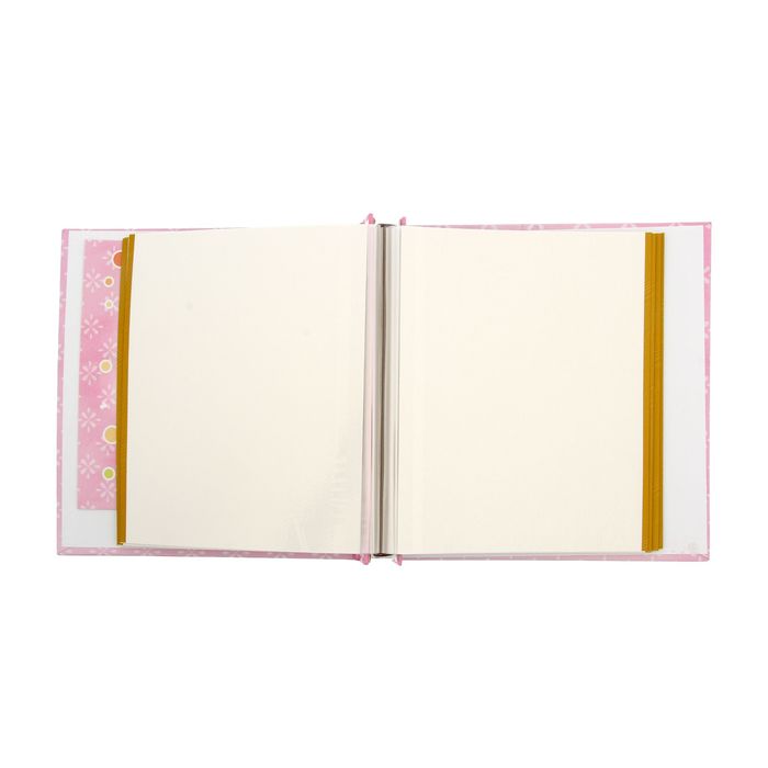 Фотоальбом на 20 магнитных листов с рамкой на несколько окошек "Наша доченька"