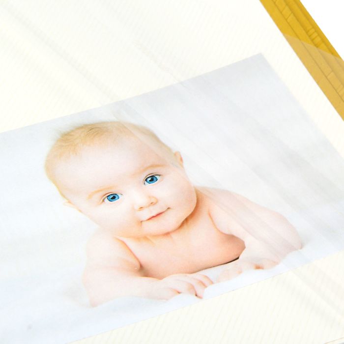 Фотоальбом на 20 магнитных листов с рамкой на несколько окошек "Наша доченька"