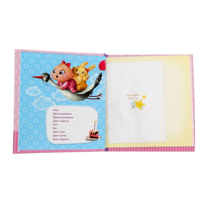 Фотоальбом-шкатулка "Наша малышка" (на 10 фотографий)