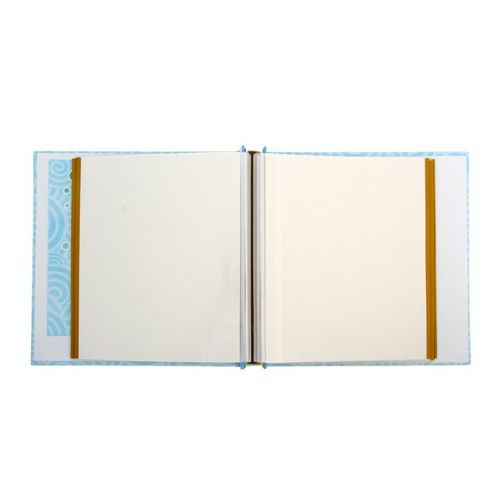 Фотоальбом на 20 магнитных листов с рамкой на несколько окошек "Наш сыночек"