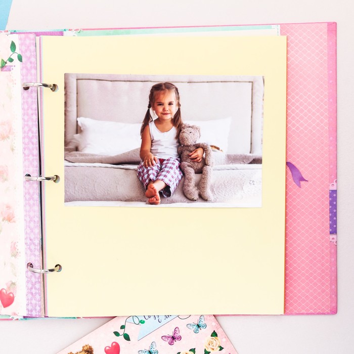 Фотоальбом для творчества "Самая лучшая девочка" с наклейками