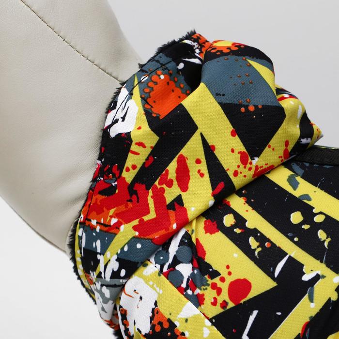 Куртка с капюшоном на меховом подкладе, XS (дс-17 см, ош-24 см, ог-30 см), микс