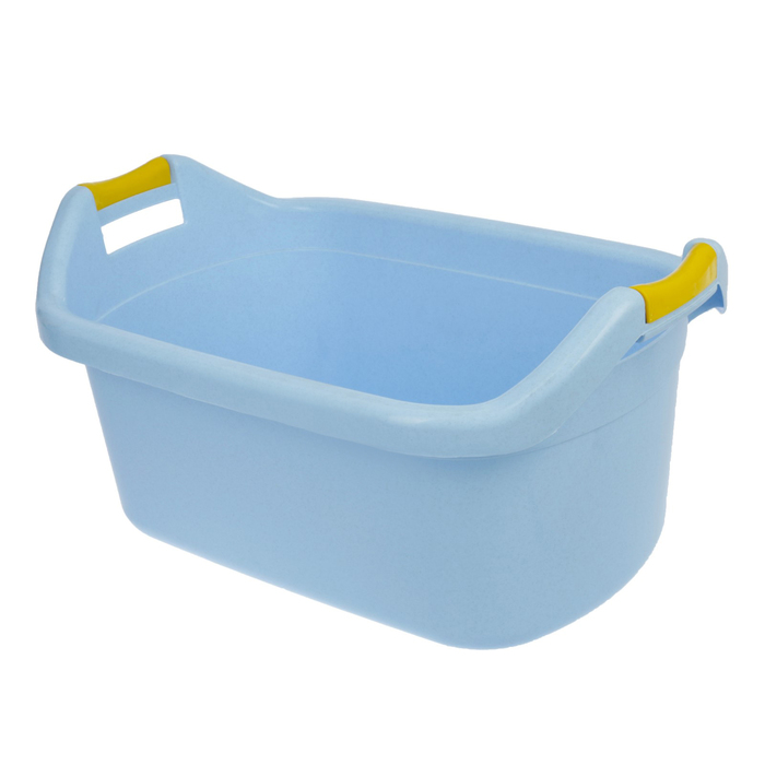 Таз 30 л с ручками "Овальный", особо прочный, цвет МИКС