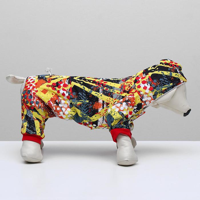 Комбинезон с меховым подкладом, XS (дс-19 см, ош-24 см, ог-30 см) микс