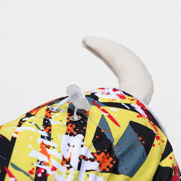 Комбинезон с меховым подкладом, XS (дс-19 см, ош-24 см, ог-30 см) микс