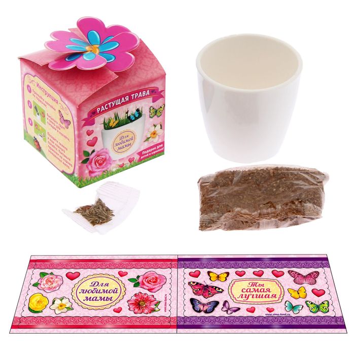 Прорастайка с наклейками "Для любимой мамы"