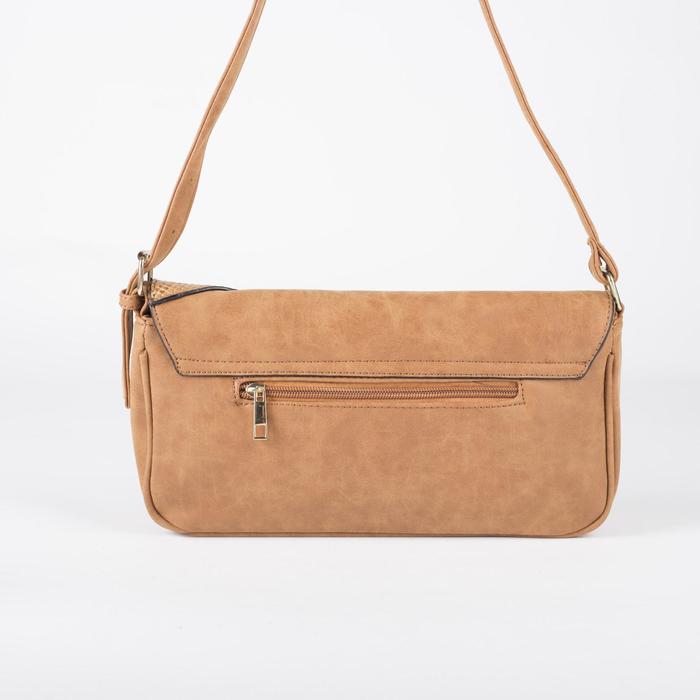 Сумка женская, 1 отдел, коричневый