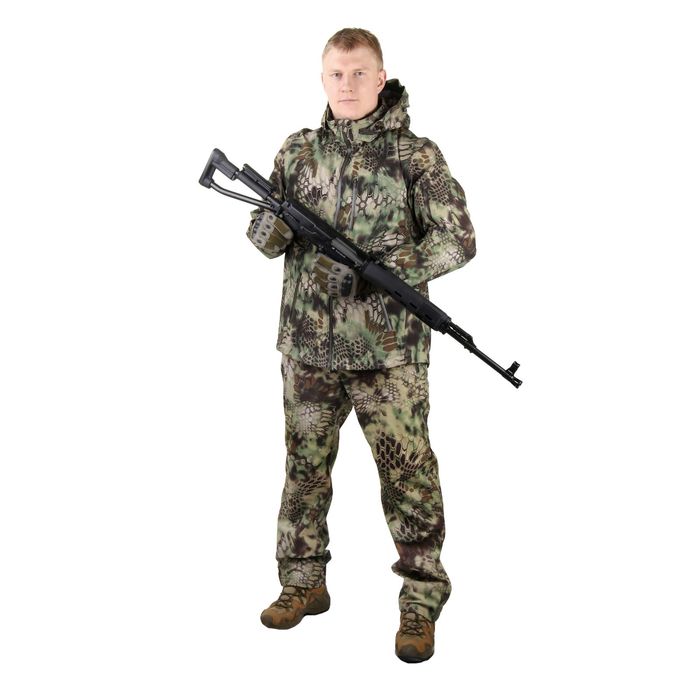 Костюм для спецназа влагозащитный МПА-25 (тк. курт. мембр.) питон лес (56/4)