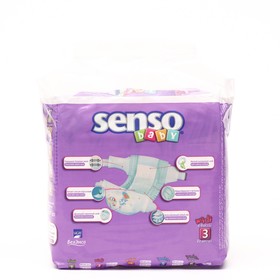 Подгузники Senso baby Midi (4-9 кг), 22 шт