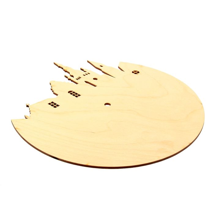 Основа для часов "Вечерний город"