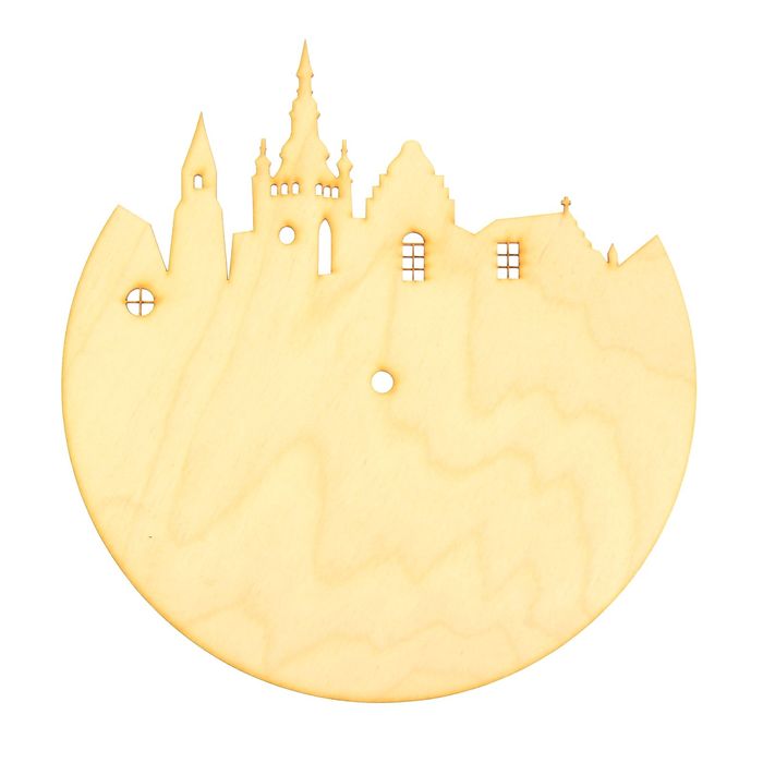 Основа для часов "Вечерний город"