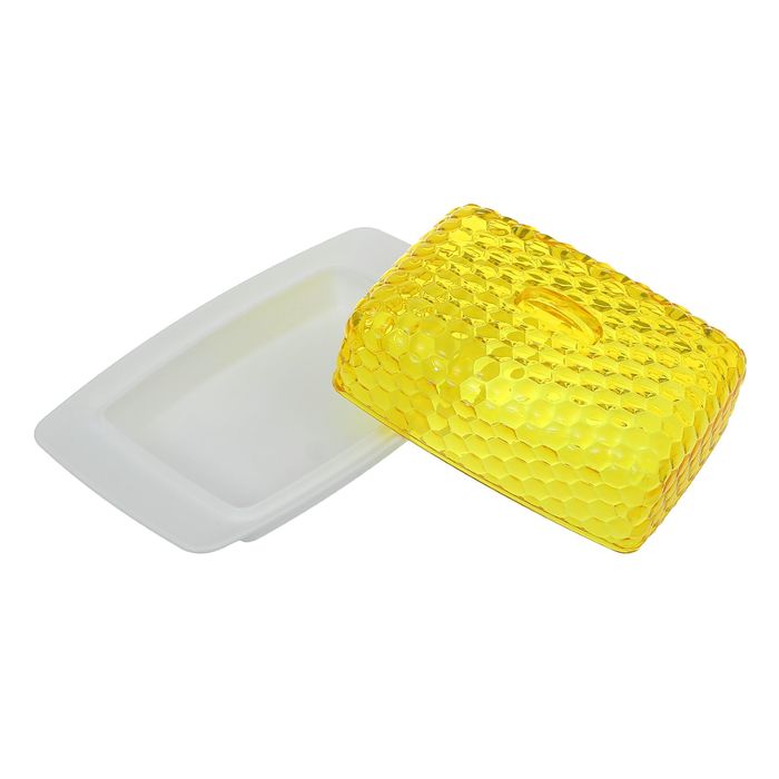 Масленка "Мозаика", цвет желтый