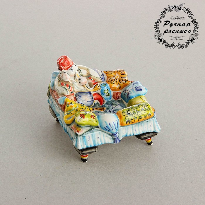 Подставка «Турецкая», гжель, цветная