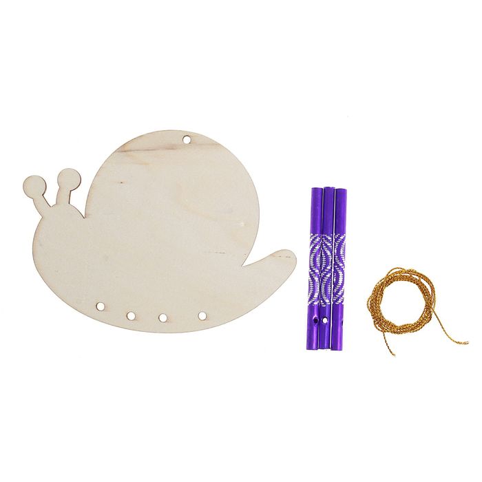 Роспись по дереву Музыка ветра "Улитка"