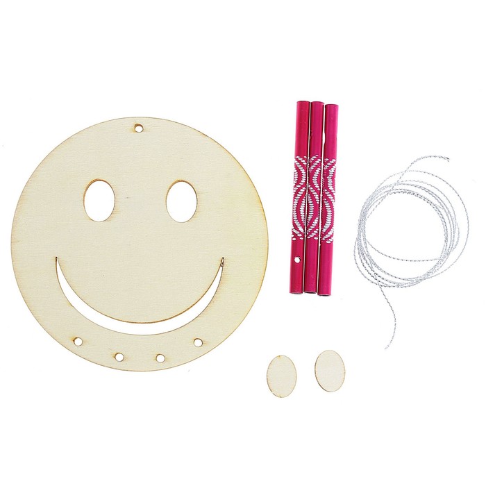 Роспись по дереву Музыка ветра "Смайл"