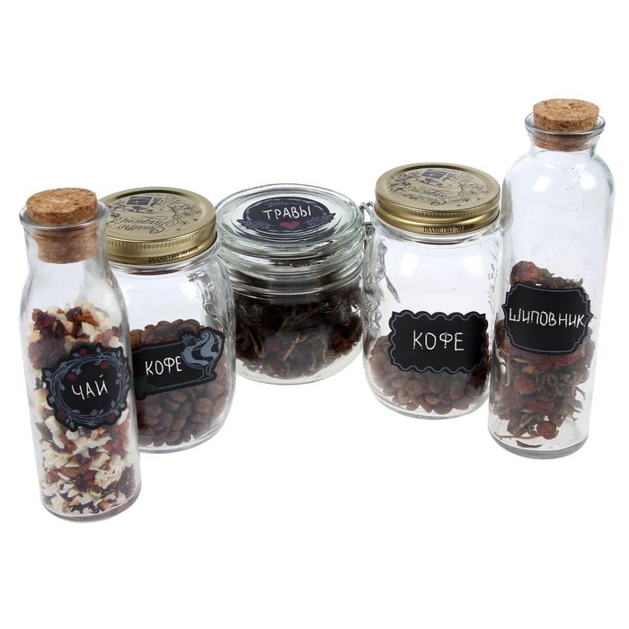 Наклейки для записей мелом"LOVE", 7 х 19,5 см