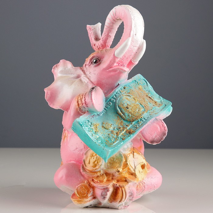 Копилка "Слон с деньгами" микс