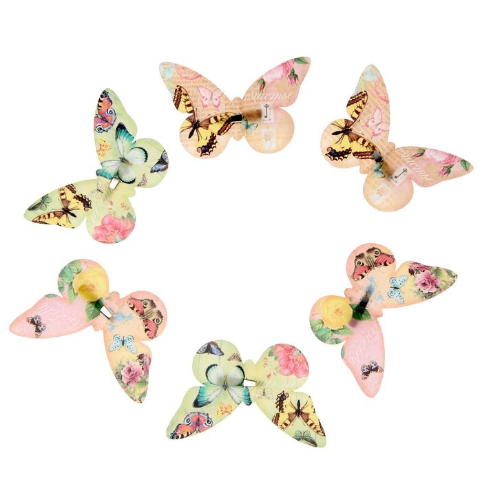 Набор декоративных бабочек «Мечта", 16,5 х 11,5 см
