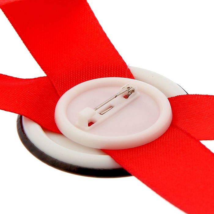 Значок с лентой "За волю к победе"