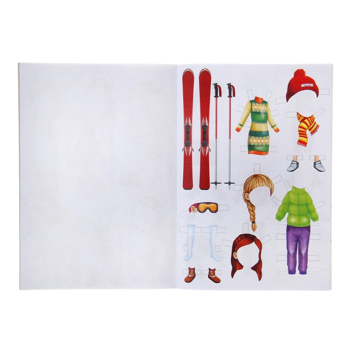 Вырежи куклу и наряды из «Модной коллекции»,16 стр.