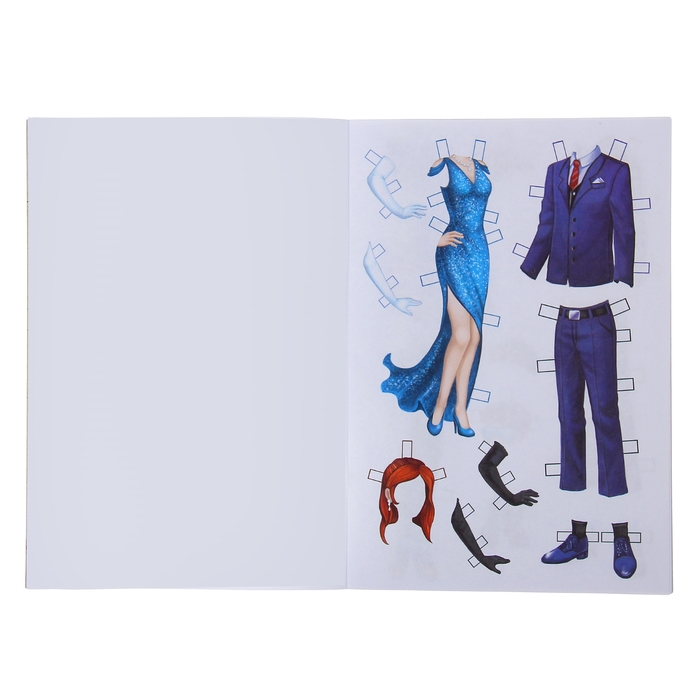 Вырежи куклы и наряды из «Королевской коллекции»,16 стр.