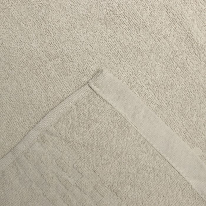 Полотенце Collorista однотонное, цвет молочный, размер 50х90 см +/- 3 см, 400 гр/м2