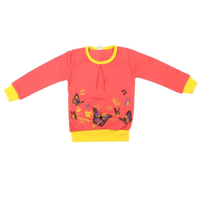 Футболка (джемпер) для девочки, рост 98 см (56), цвет МИКС 5402М